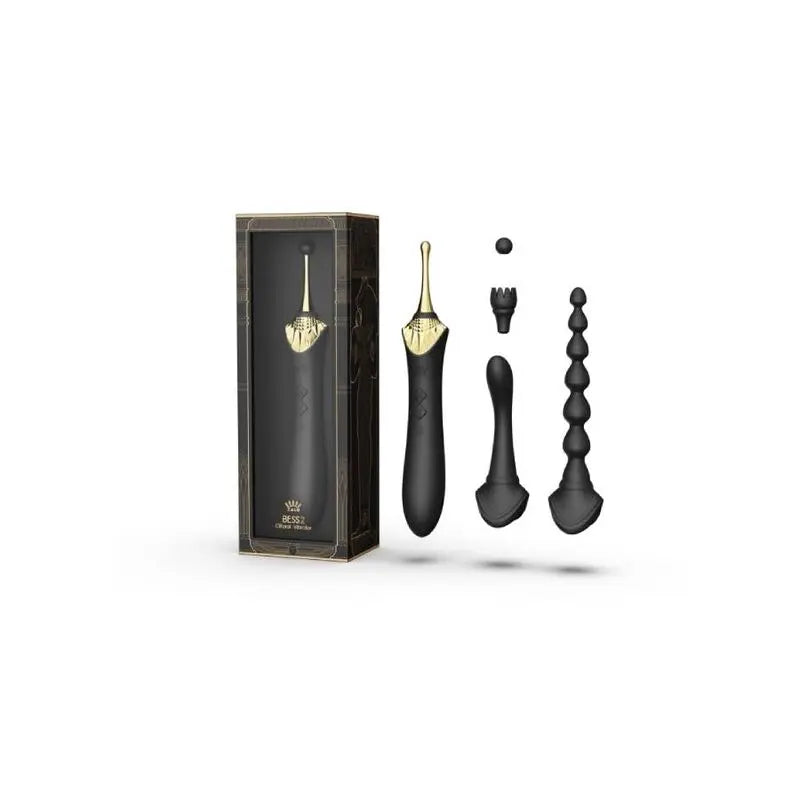 Zalo - Stimulateur Clitoridien Multi Fonctions & Chauffant - Noir