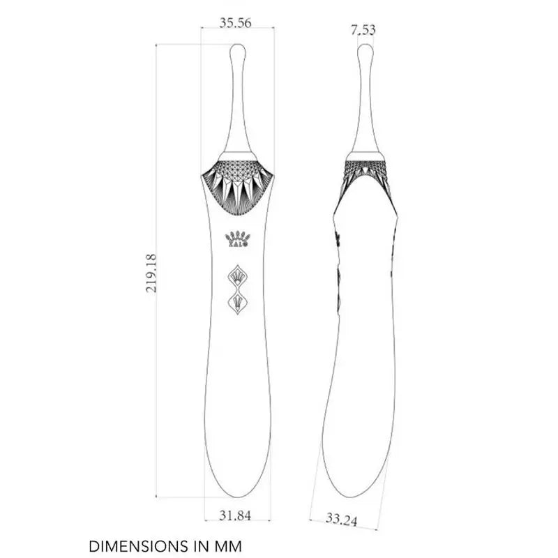 Zalo - Stimulateur Clitoridien Multi Fonctions & Chauffant - Violet