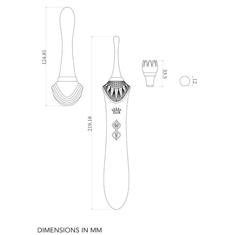 Zalo - Stimulateur Clitoridien Multi Fonctions & Chauffant - Violet