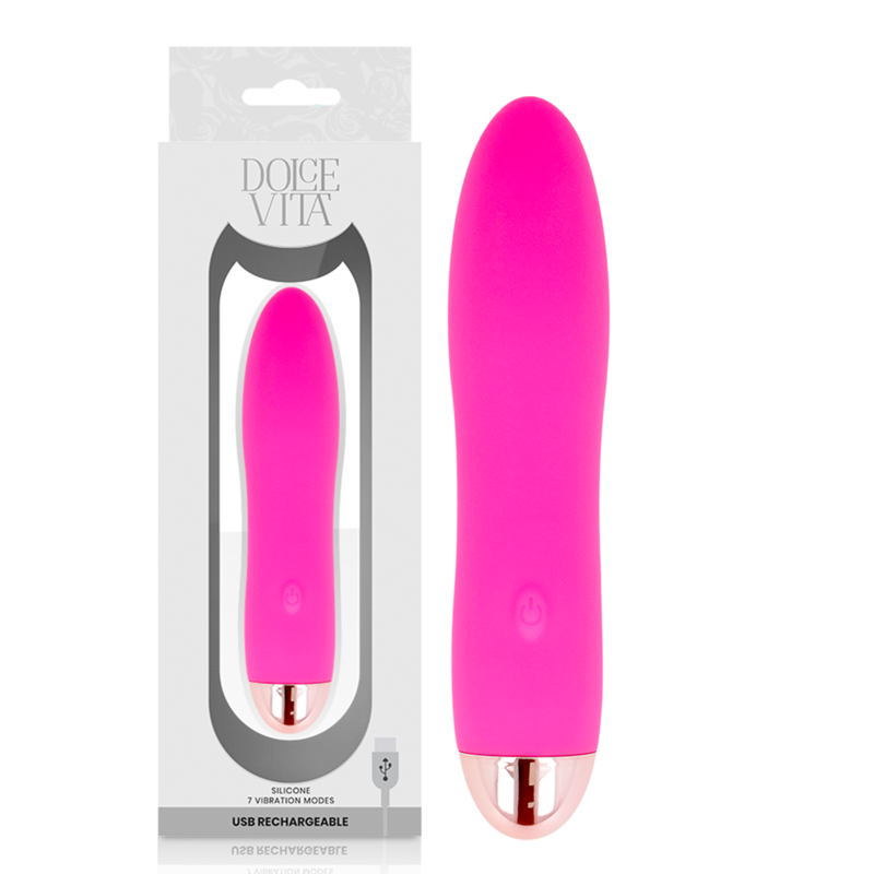 Vibromasseur Mini Dolce Vita Rose 7 Vitesses - Dolce Vita