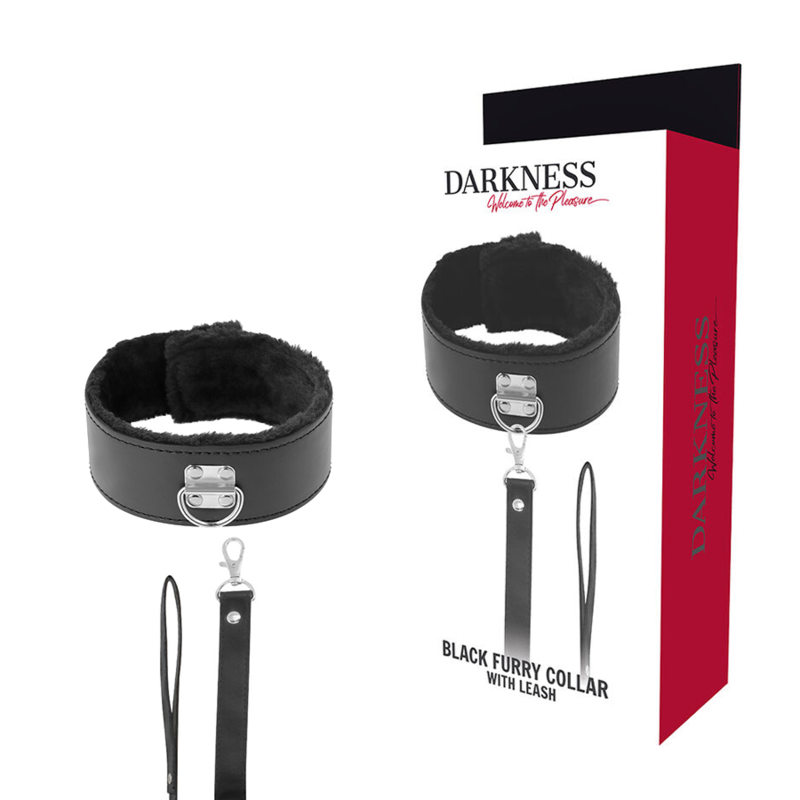 Collier BDSM avec chaîne en titane noir Darkness - Darkness - Darkness