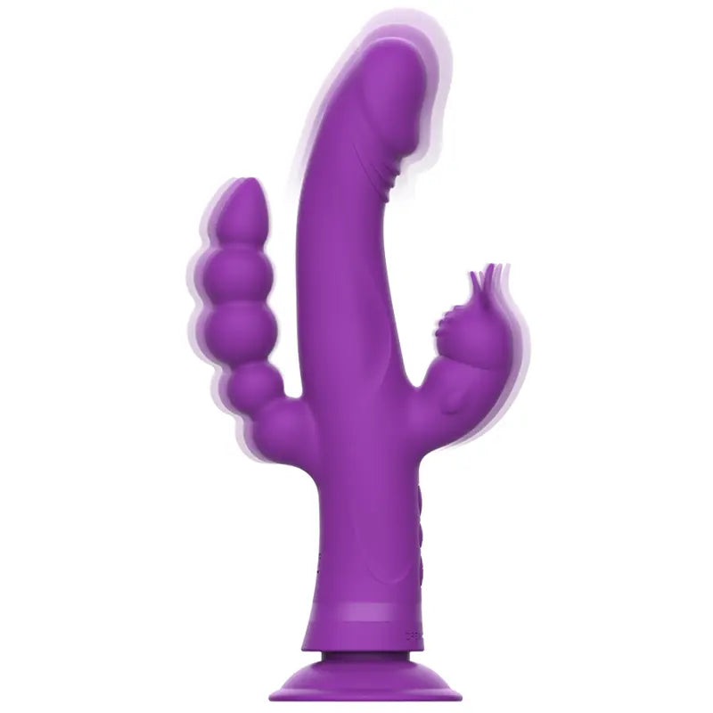 Vibromasseur Rabbit Casanova Triple Moteur Violet - Intense