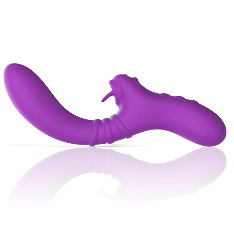 Vibrateur Clitoridien Intense Harry avec Langue Violet - Intense