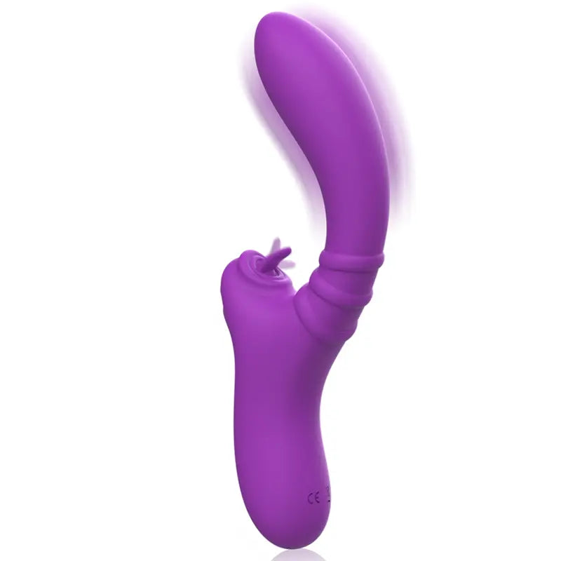 Vibrateur Clitoridien Intense Harry avec Langue Violet - Intense
