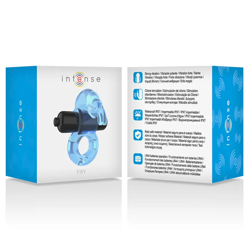 Anneau Vibrant Rabbit Ring Intense Bleu - Intense