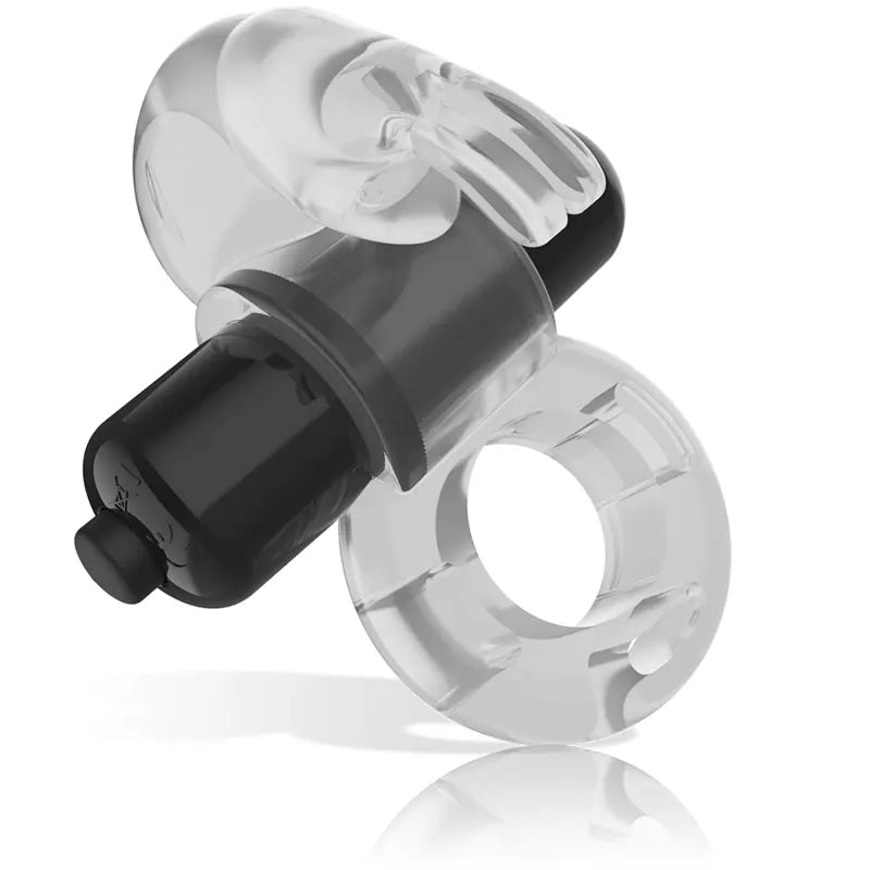 Anneau Pénien Vibrant Intense Rabbit Ring Transparent - Intense