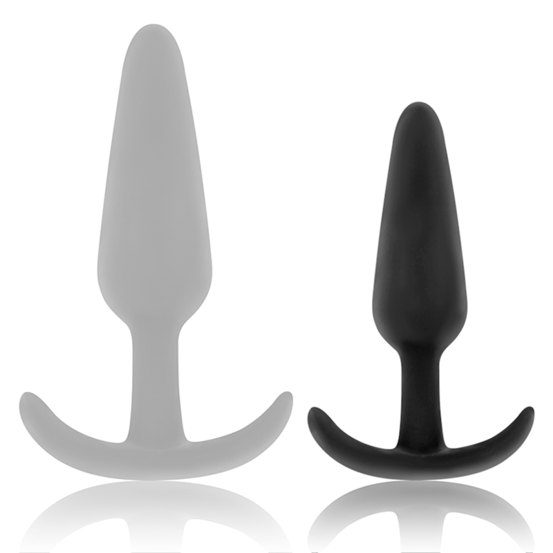 Plug Anal Hansel Silicone - Black & Silver