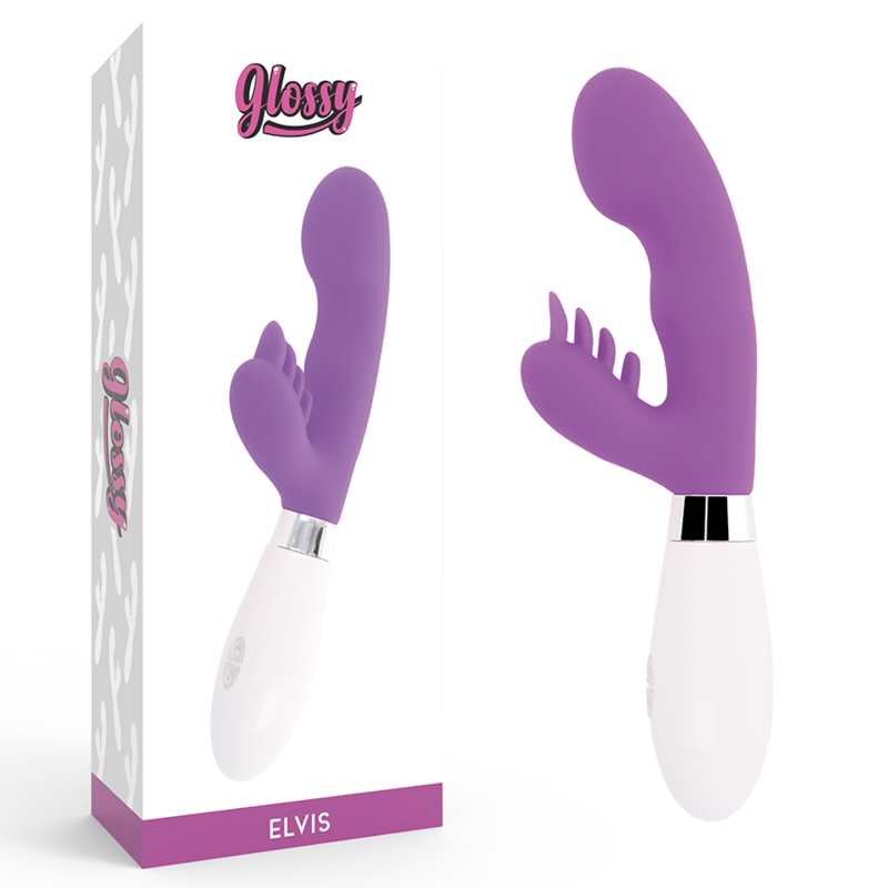 Vibromasseur Rabbit Elvis Violet - Glossy - GLOSSY