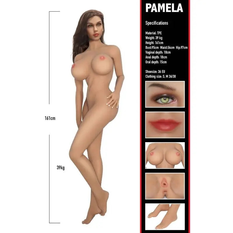 Hidden Desire - Poupée Sexuelle Ultra Réaliste Femme Brune en silicone