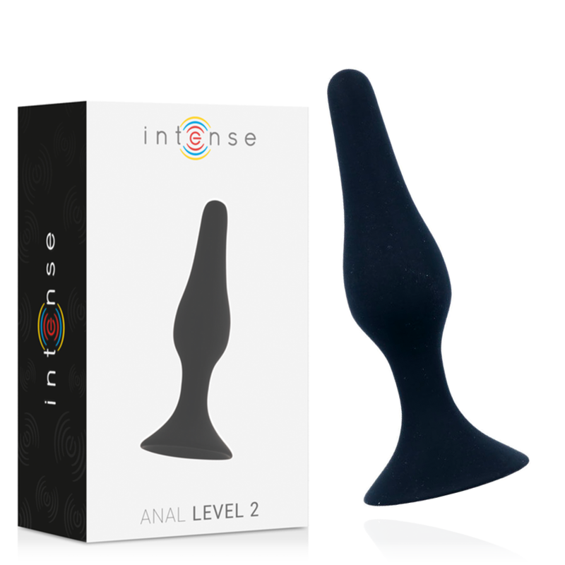 Plug Anal Intense Niveau 2 Noir 11,5 cm - Intense