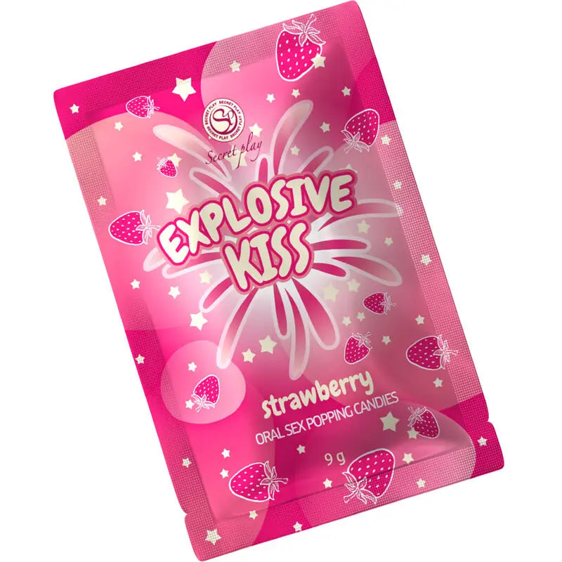 Secret Play - Bonbons Explosifs Sexe Oral - Saveur Fraise
