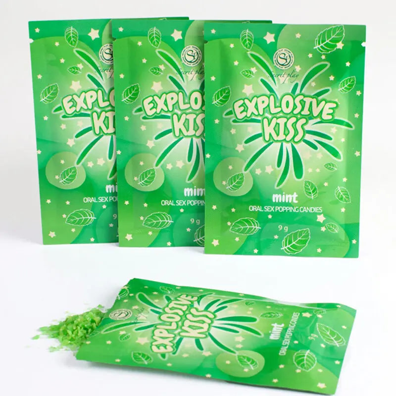 Secret Play - Bonbons Explosifs Sexe Oral - Saveur Menthe