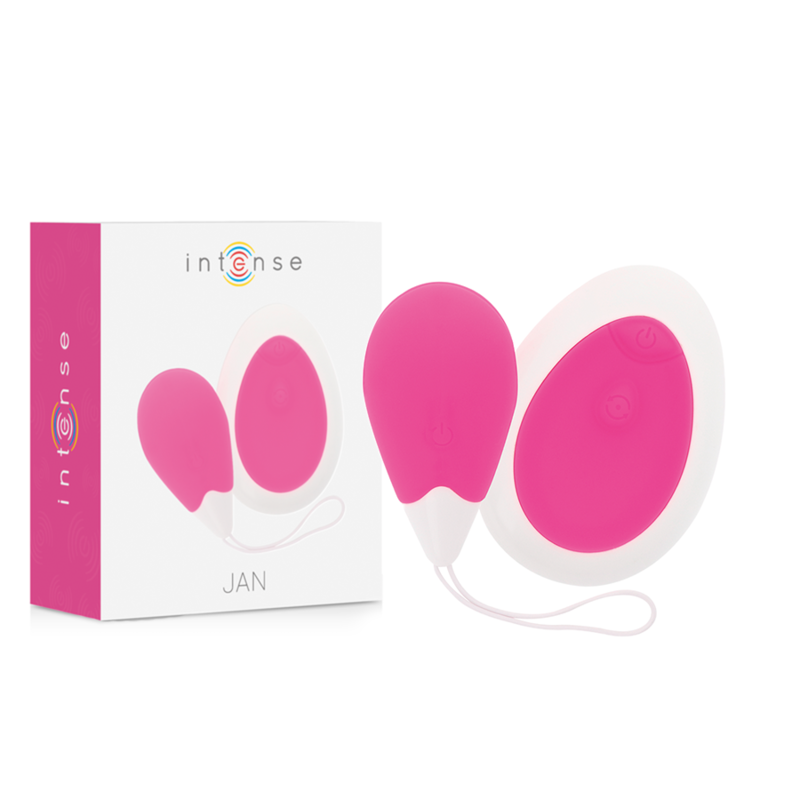 Oeuf Vibrant Télécommandé Intense JAN Rose - Étanche