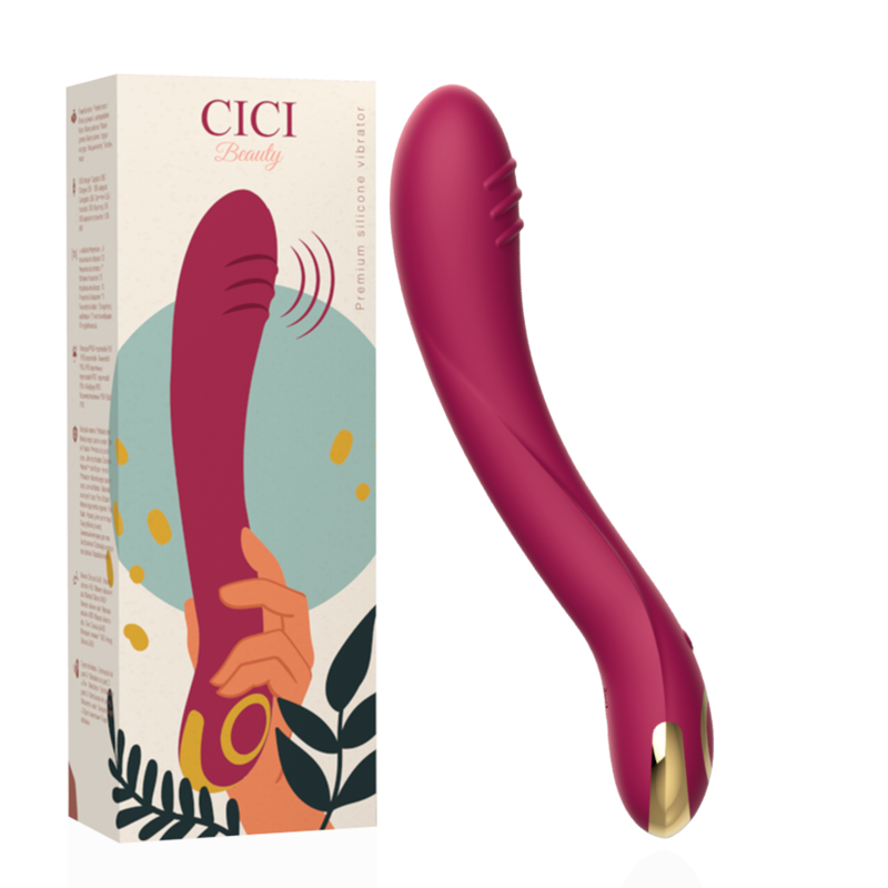 Cici beauty - vibrateur point g en silicone premium