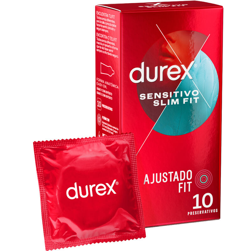Préservatifs Durex Sensitive Soft Slim Fit Boîte 10 - Durex