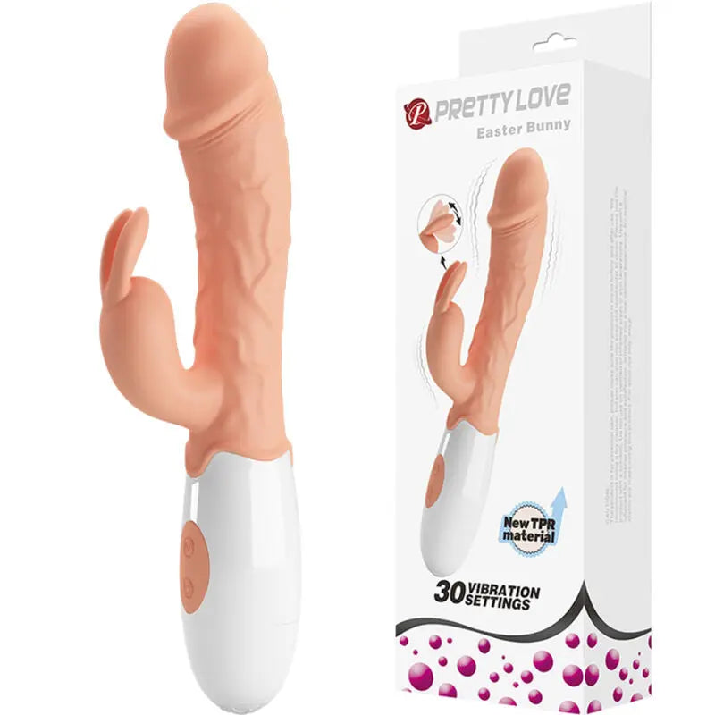 Vibromasseur Rabbit Lapin de Pâques Chair - Pretty Love - PRETTY LOVE