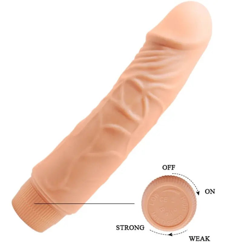 Realistischer Vibrator Dildo Hautfarbe 20cm - Baile