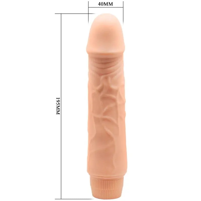 Realistischer Vibrator Dildo Hautfarbe 20cm - Baile