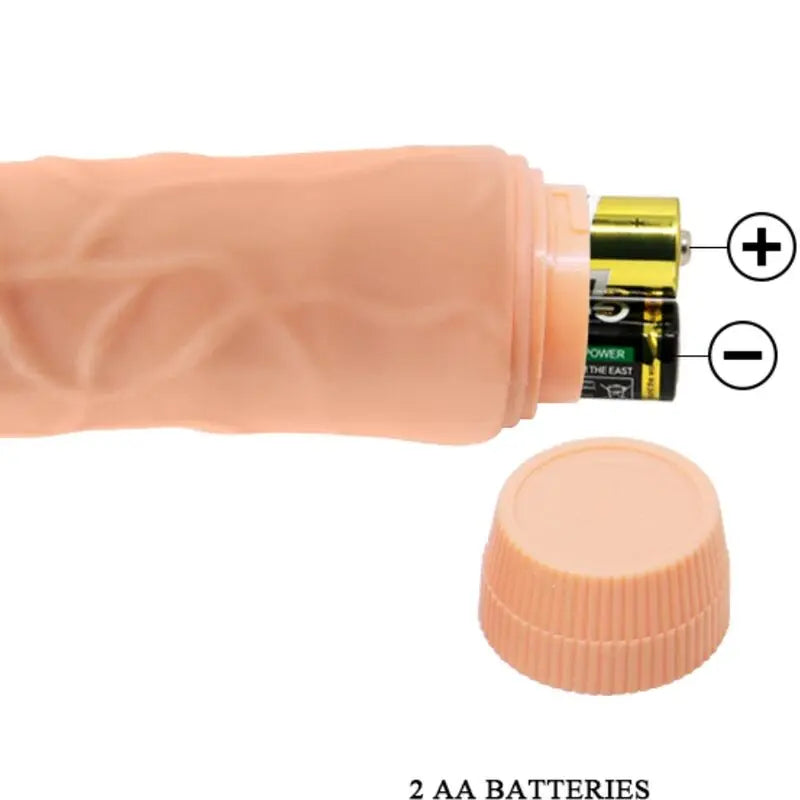 Realistischer Vibrator Dildo Hautfarbe 20cm - Baile