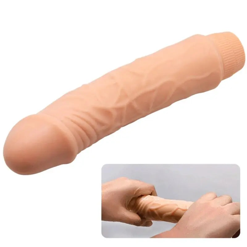 Realistischer Vibrator Dildo Hautfarbe 20cm - Baile