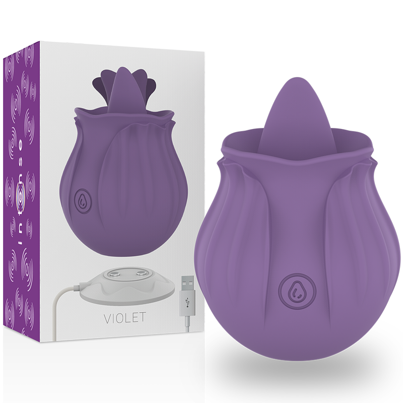 Stimulateur Clitoridien Intense Violet 10 Vibrations Lilas