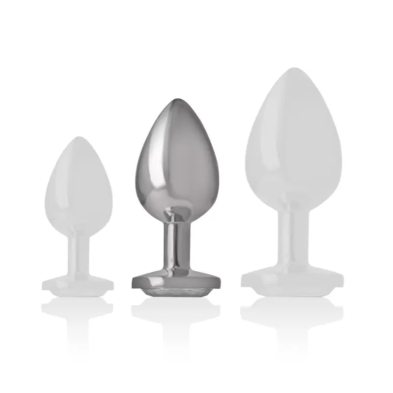 Plug Anal Métal Intense Diamond Jewel Blanc M - Intense