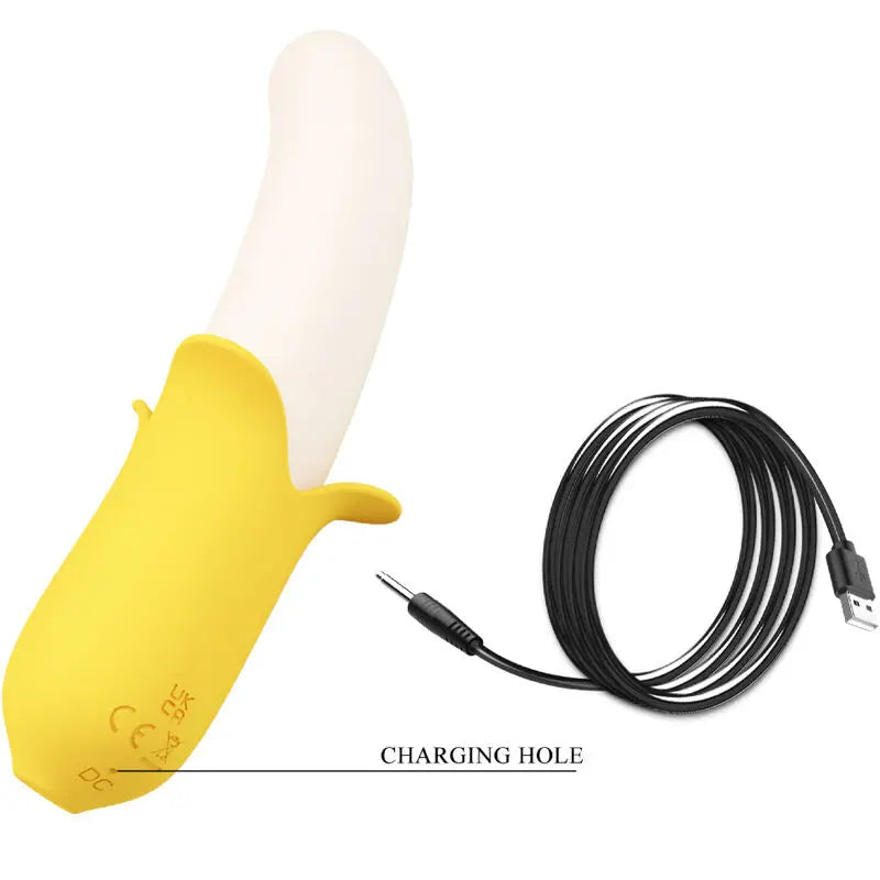 Vibromasseur Banana Geek Super Power Noir - Pretty Love - PRETTY LOVE