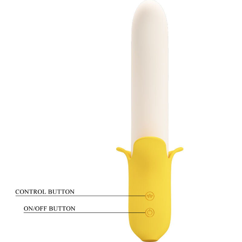 Vibromasseur Banana Geek Super Power Noir - Pretty Love - PRETTY LOVE