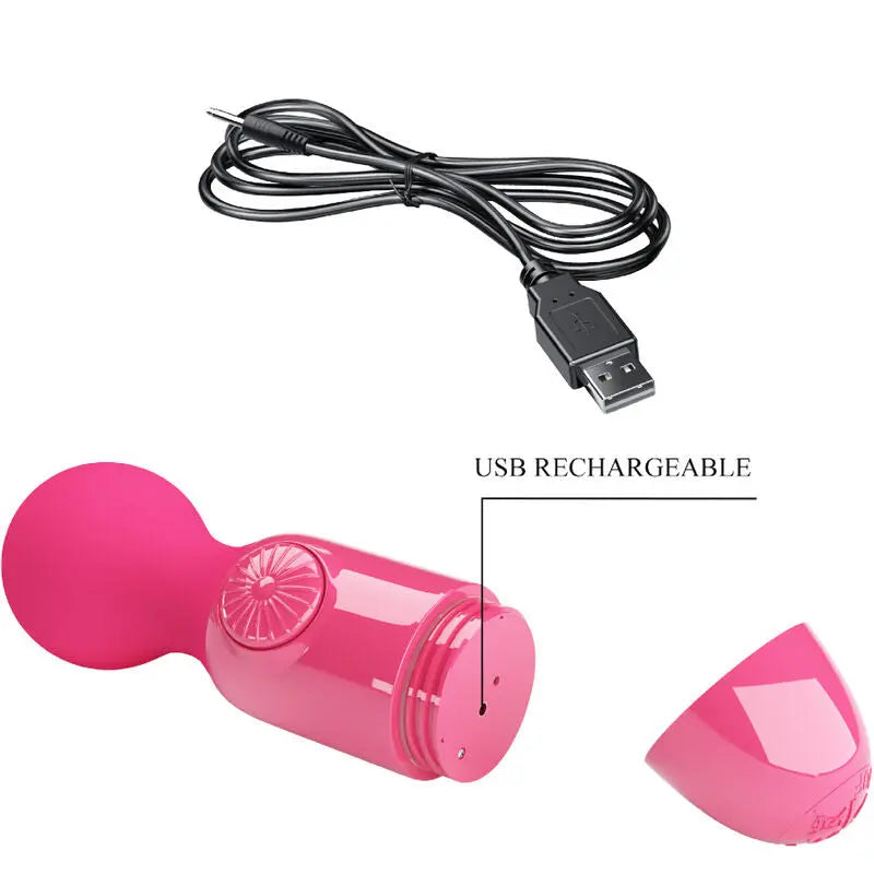 Masseur Intime Mini Wand Little Cute Rose - Pretty Love - PRETTY LOVE