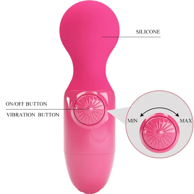 Masseur Intime Mini Wand Little Cute Rose - Pretty Love - PRETTY LOVE