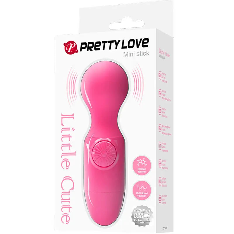 Masseur Intime Mini Wand Little Cute Rose - Pretty Love - PRETTY LOVE