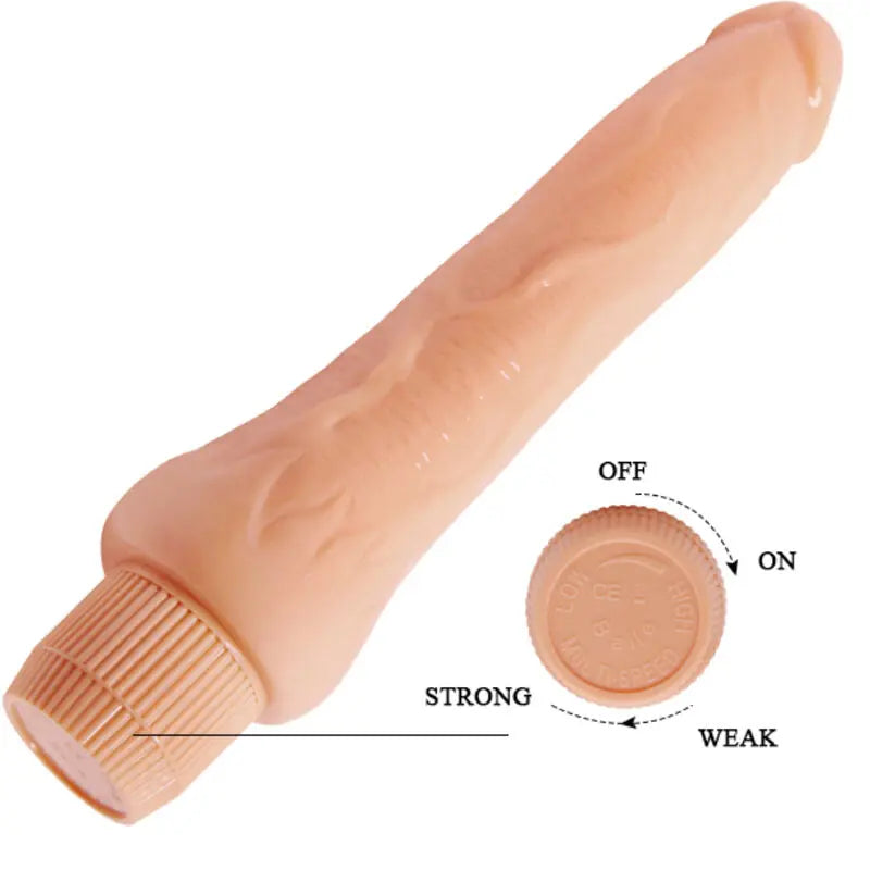 Realistischer XXL-Vibrator Fleischfarben 25cm - Baile