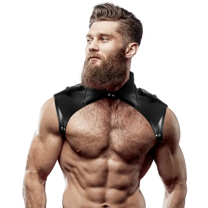 Harnais Poitrine Brigade Éco-Cuir Réglable - Fetish Submissive - FETISH SUBMISSIVE ATTITUDE