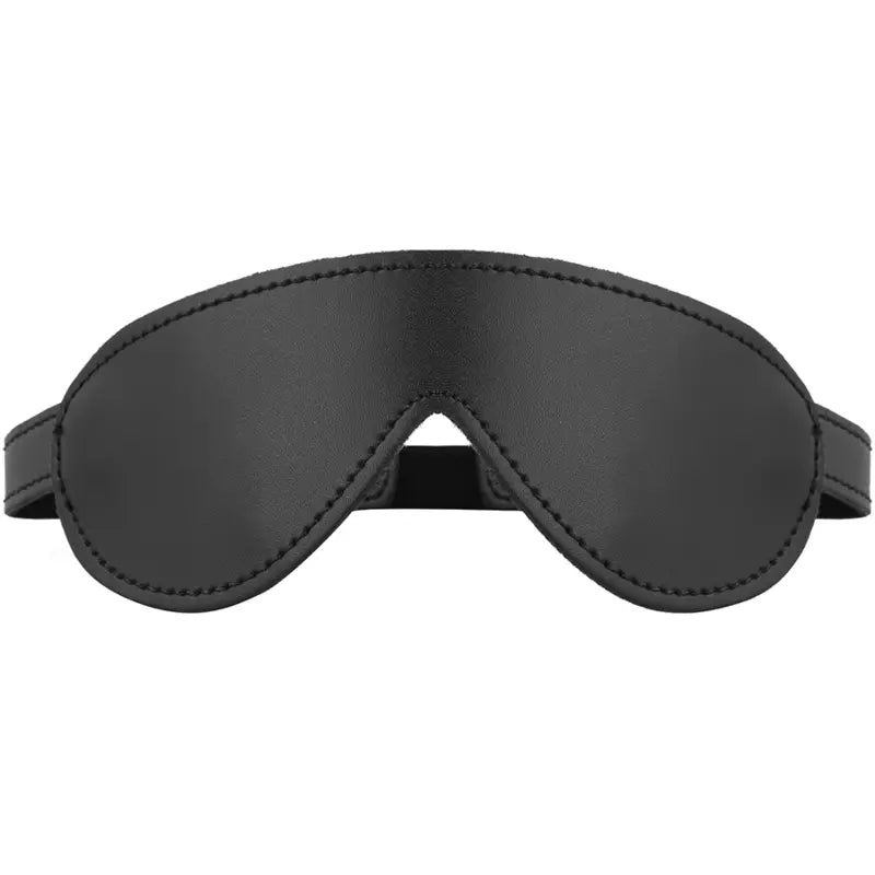 Masque BDSM Intense Cuir Synthétique Noir - Intense Fetish