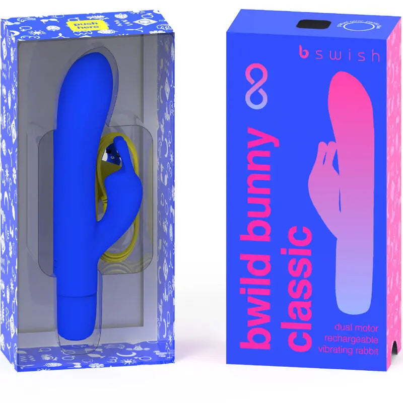 B Swish – Vibromasseur Rabbit Bwild Bunny Infinite Classic – Bleu