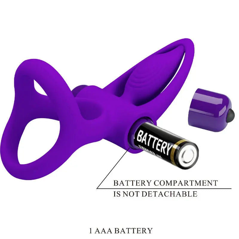 Anneau Vibrateur Couples 10 Vibrations Violette - Pretty Love - PRETTY LOVE MALE