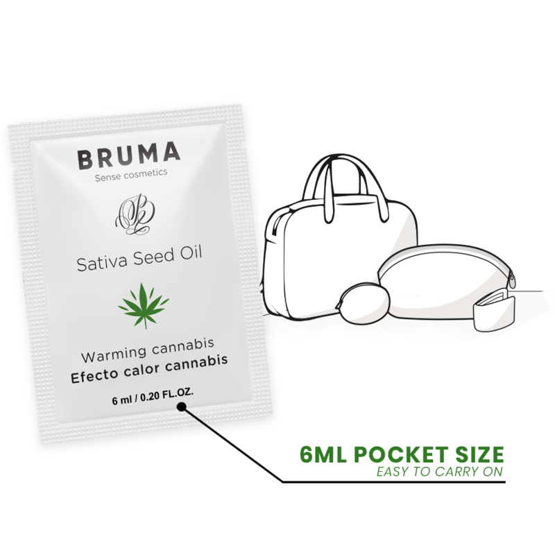 Gel Lubrifiant Réchauffant Cannabis Bruma 6ml - Bruma