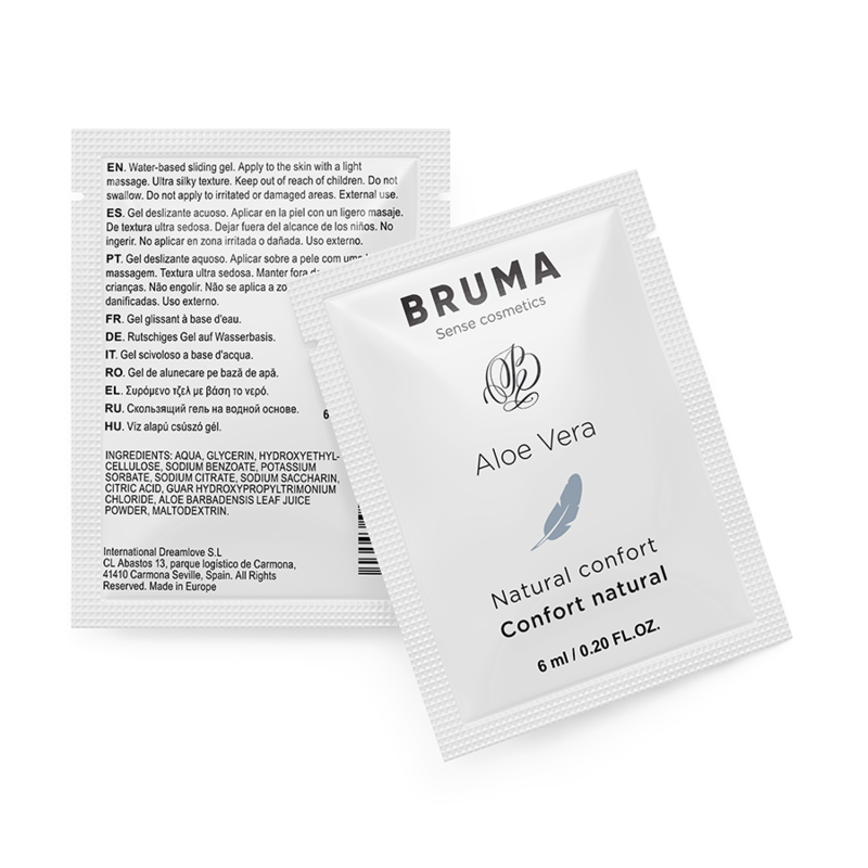 Gel Lubrifiant Aloe Vera Confort Naturel 6 ml - Bruma