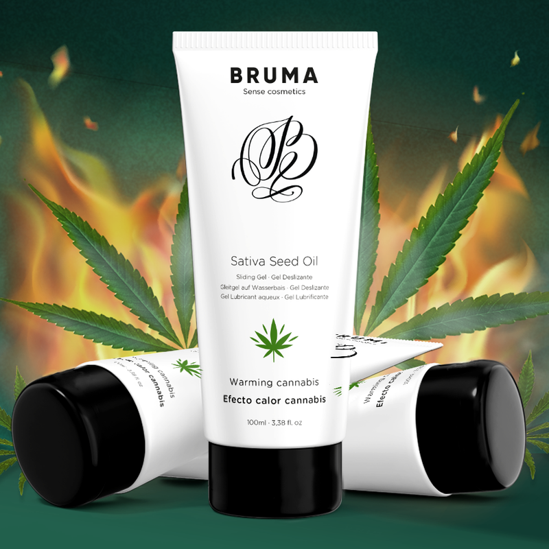 Gel Lubrifiant Réchauffant Cannabis BRUMA 100ml - Bruma