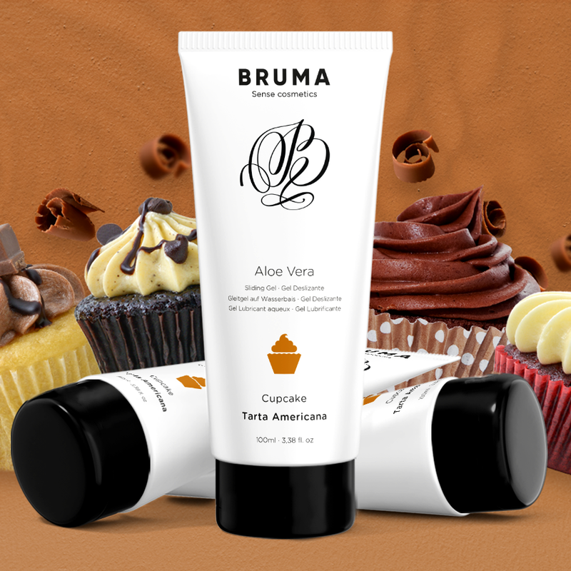 Gel Lubrifiant BRUMA Aloe Vera Saveur Cupcake 100ml - Bruma
