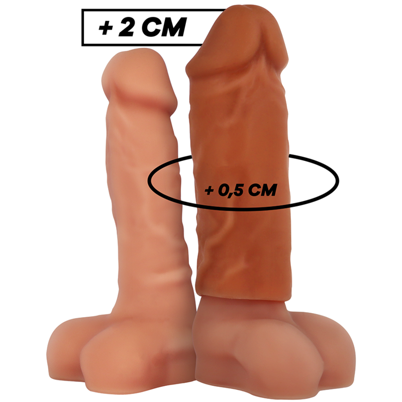 VirilXL - Extension de Pénis Réaliste V3 (+2cm) - Marron