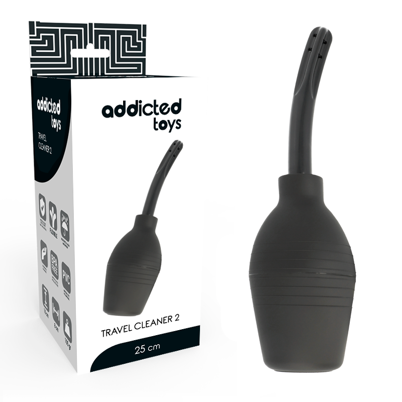 Poire Lavement Poire de Nettoyage Noir - Adiccted Toys
