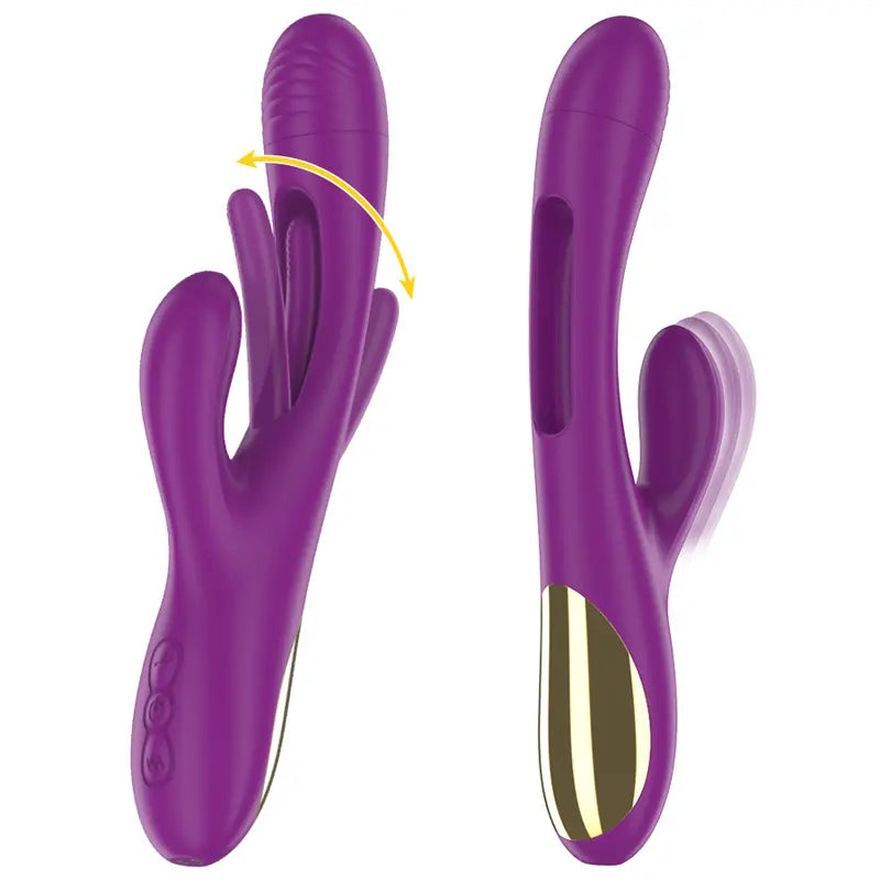 Vibrateur Rabbit Apolo Violet - Intense