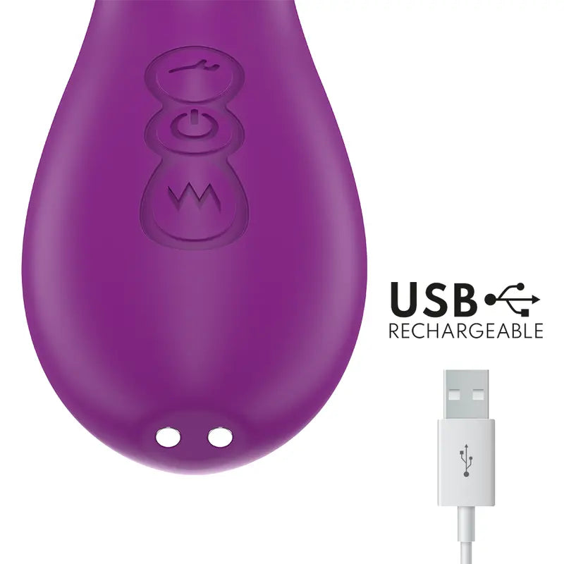 Vibrateur Rabbit Apolo Violet - Intense
