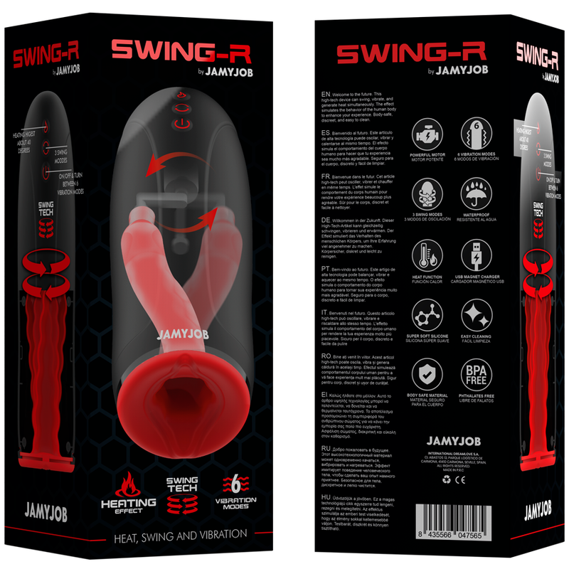 Masturbateur Masculin Jamyjob Swing-R Chauffant - Jamyjob