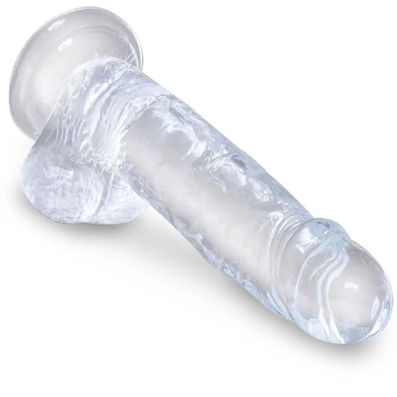 Gode Réaliste King Cock Clear Transparent 15,2cm - Pipedream