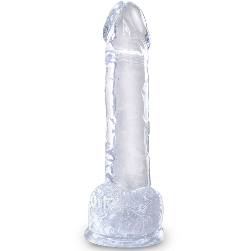 Gode Réaliste King Cock Clear Transparent 15,2cm - Pipedream