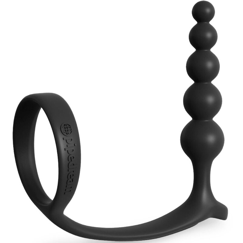 Plug Anal avec Cockring Ass-Gasm Perlé - Pipedream