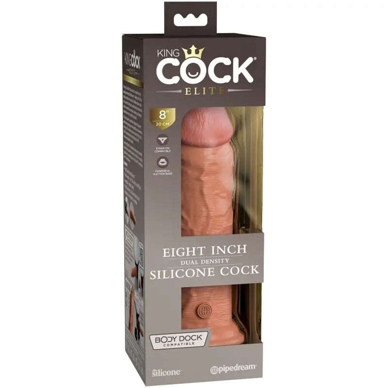 King Cock Elite Ultrarealistischer Dildo Karamell 22cm - Pipedream