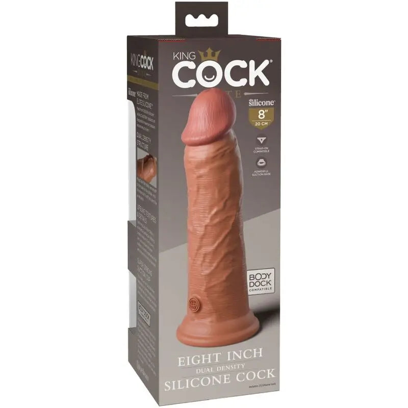 King Cock Elite Ultrarealistischer Dildo Karamell 22cm - Pipedream